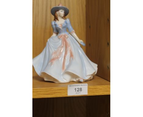 A ROYAL WORCESTER FIGURE OF A LADY - "FIONA"