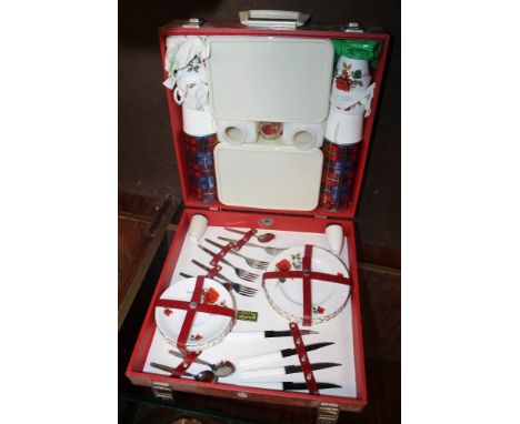 A BREXTON PICNIC HAMPER