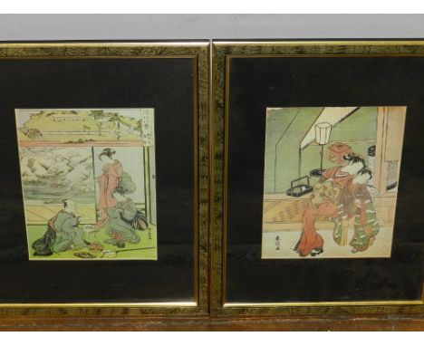 Two Japanese prints.
