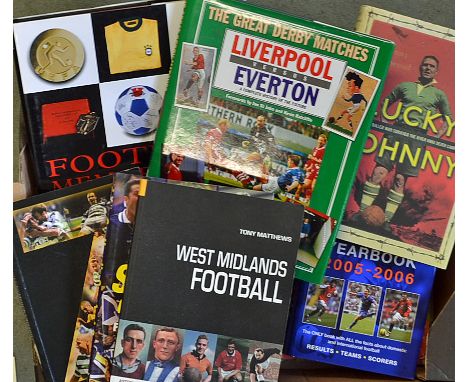 Football Book Selection including Lucky Johnny the footballer who survived the river Kwai death camps, Sky Sports 2005-2006, 