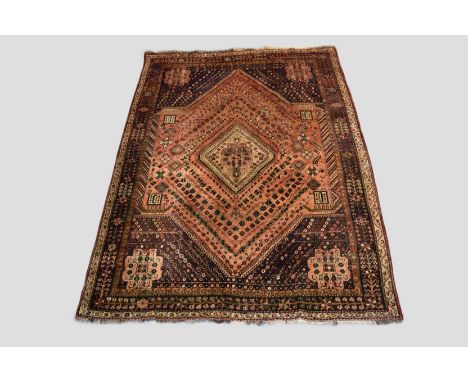 Fayli Lors carpet, Shiraz area, Fars, south west Persia, circa 1950s-60s, 10ft. 2in. x 7ft. 4in. 3.10m. x 2.24m. Sun fading i