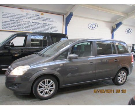 Make &amp; Model: Vauxhall Zafira DesignDate of Reg: NV09 NLYColour: Greycc: 1598MoT: 01-11-2021Fuel Type: PETROLMileage: 124
