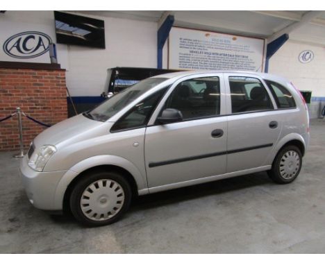 Make &amp; Model: Vauxhall Meriva LifeDate of Reg: KR04 PCUColour: Silvercc: 1598MoT: 07-01-2022Fuel Type: PETROLMileage: 120