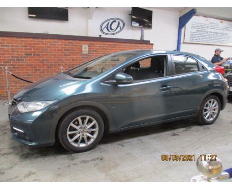 Make &amp; Model: Honda Civic I-VTEC ESDate of Reg: DK62 UCAColour: Greencc: 1798MoT: 25-09-2021Fuel Type: PETROLMileage: 97k