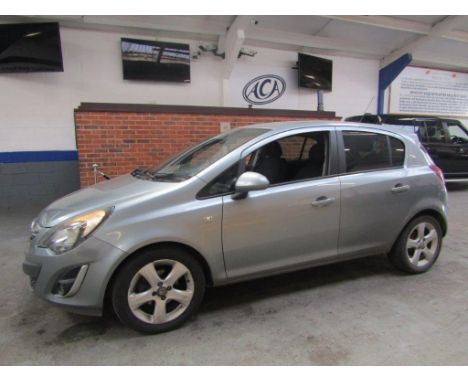 Make &amp; Model: Vauxhall Corsa SXI ACDate of Reg: WV62 CYFColour: Silvercc: 1398MoT: 02-01-2022Fuel Type: PETROLMileage: 91