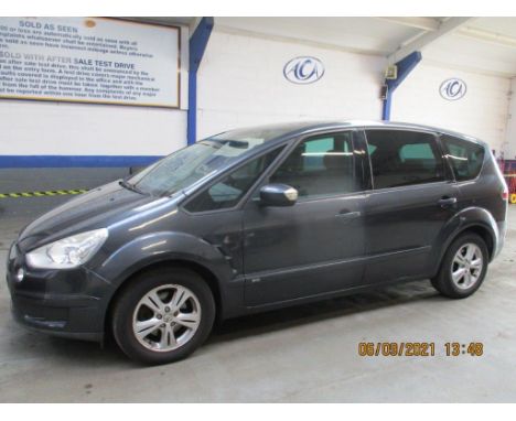 Make &amp; Model: Ford S-Max Zetec TDCiDate of Reg: CV56 CGZColour: Greycc: 1997MoT: 19-10-2021Fuel Type: DIESELMileage: 122k