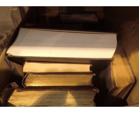 Box of mixed vintage books 
