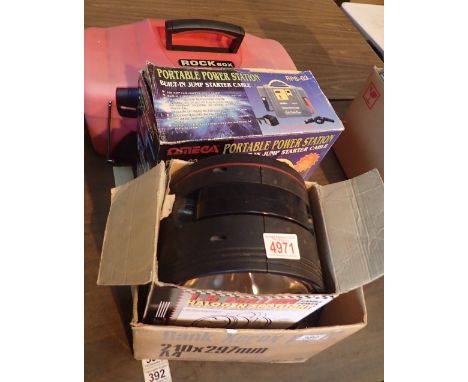 Box of tools and other items etc
