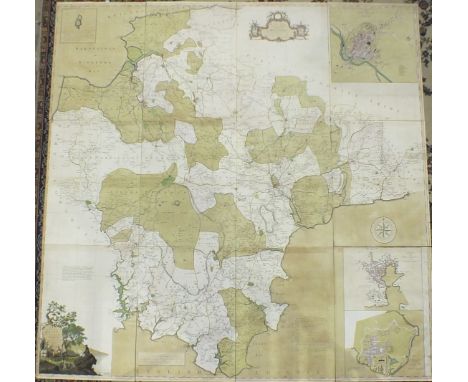 Donn (Benjamin), "A Map of the County of Devon with the City &amp; County of Exeter, Delineated from an Actual Survey by Benj