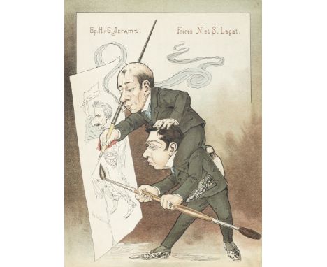 The Russian ballet in Legat's cartoonsSt. Petersburg: 1902-1905a complete collection of 95 colour lithograph plates of dancer