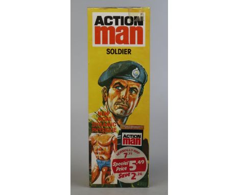 1979 Action Man soldier by Palitoy in original unopened box*. Cat No. 34091 *Images of Action Man taken from the web to show 