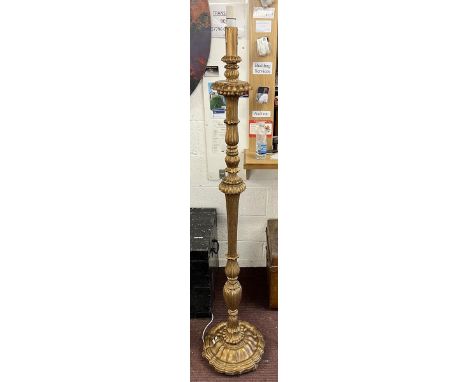 Gilt standard lamp 