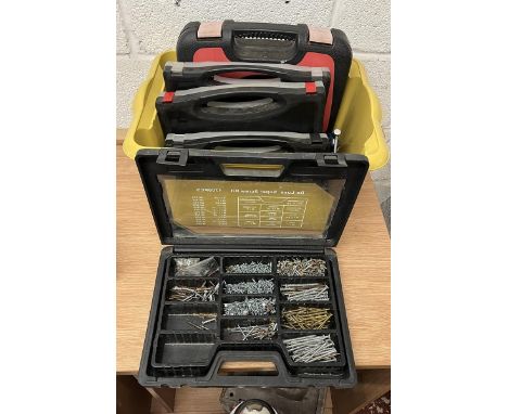 Collection of boxed tools 