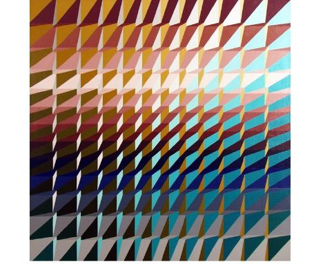 (See English version below)Joachim Ickrath (Berlin 1940). „Ohne Titel“. 1984Acryl über Bleistift auf Leinwand. Mit Künstlerle
