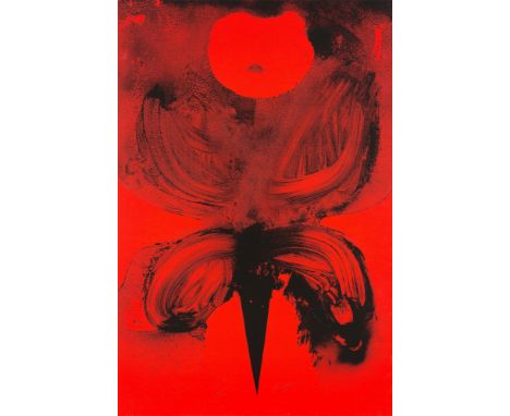 (See English version below)Otto Piene (Laasphe/Westfalen 1928 – 2014 Berlin). Aus: „Addis Abeba“. 1972Farbserigrafie auf Kart