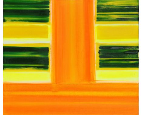 (See English version below)Nicola Stäglich (Oldenburg 1970 – lebt in Berlin). „Ohne Titel“. 2000Öl auf Leinwand. 90&nbsp;×&nb