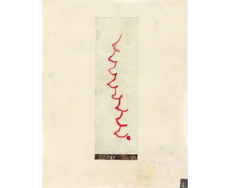 (See English version below)Martin Assig (Schwelm 1959 – lebt in Berlin). „St. Paul #283“. 2012Aquarell, Wachs und Bleistift a