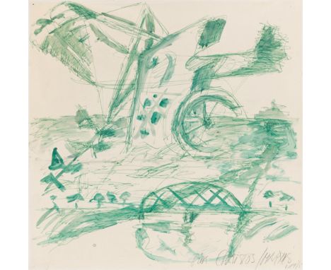 (See English version below)Markus Lüpertz (Reichenberg/Böhmen 1941 – lebt in Berlin, Karlsruhe, Düsseldorf und Florenz). Ohne