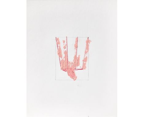 (See English version below)Richard Tuttle (Rahway, New Jersey 1941 – lebt in New York). „Walk #5“. 2006Öl, Farbkreide und Ble