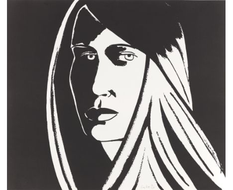 (See English version below)Alex Katz (New York 1927 – lebt in New York). „Elizabeth 2“. 2012/13Aquatinta auf Velin. 74,6&nbsp