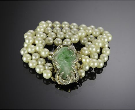 Custom made bracelet, the heavy clasp is marked and tested white and yellow gold with 64 European cut diamonds averaging appr