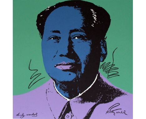 Artist: Andy Warhol [d'apres] (American, 1928 - 1987). Title: "Mao #01". Medium: Color lithograph. Date: Printed c1986?. Dime