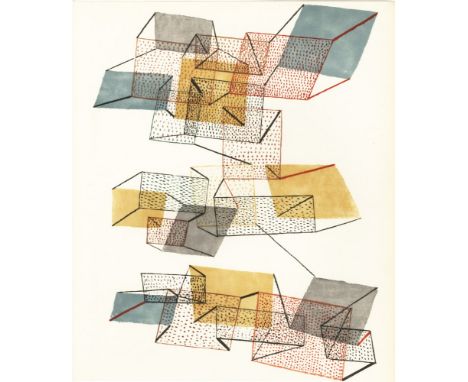 Artist: Paul Klee (Swiss/German, 1879 - 1940). Title: "Sailing City ["Segelnde Stadt"]". Medium: Original color lithograph. D