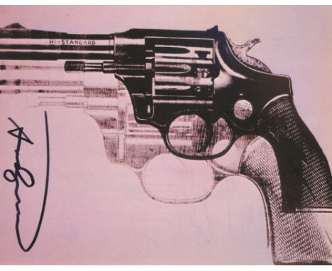 Artist: Andy Warhol (American, 1928 - 1987). Title: "Guns #10". Medium: Color offset lithograph. Date: Printed 1982. Dimensio