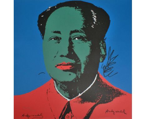 Artist: Andy Warhol [d'apres] (American, 1928 - 1987). Title: "Mao #04". Medium: Color lithograph. Date: Printed c1986?. Dime