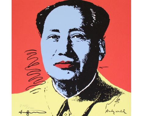 Artist: Andy Warhol [d'apres] (American, 1928 - 1987). Title: "Mao #02". Medium: Color lithograph. Date: Printed c1986?. Dime