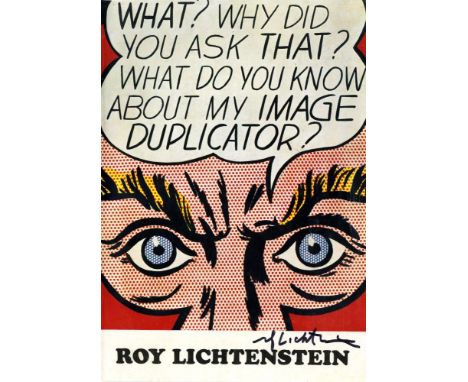 Artist: Roy Lichtenstein (American, 1923-1997). Title: "Image Duplicator". Medium: Color offset lithograph. Date: Composed 19