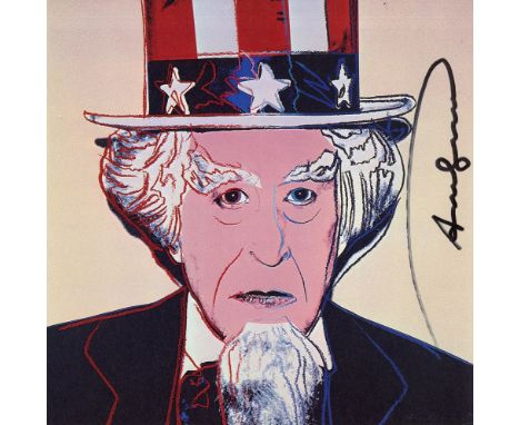 Artist: Andy Warhol (American, 1928 - 1987). Title: "Uncle Sam [announcement]". Medium: Color offset lithograph. Date: Compos