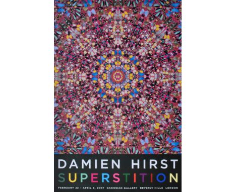 Artist: Damien Hirst (English, b.1965). Title: "Superstition". Medium: Color offset lithograph. Date: Composed 2007. Dimensio