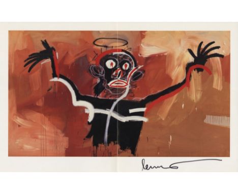 Artist: Jean-Michel Basquiat (American, 1960-1988). Title: "The Savior ['Untitled' 1982]". Medium: Color offset lithograph. D