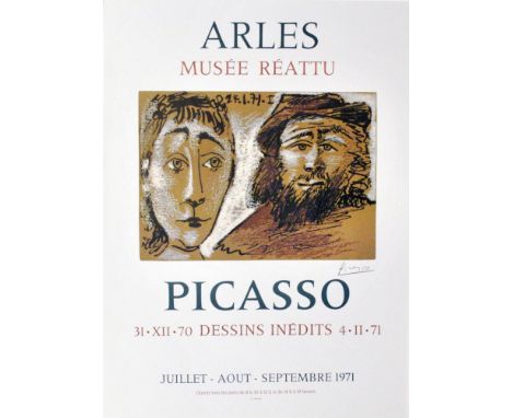 Artist: Pablo Picasso (Spanish, 1881 - 1973). Title: "Picasso: Dessins Inedits 31/XII/70 - 4/II/71 (Donation Picasso) [Musee 