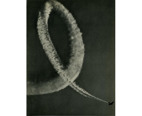 Artist: R. Owen Schrader (American, 1895-1974). Title: "Aerial Acrobatics". Medium: Original vintage photogravure. Date: Comp