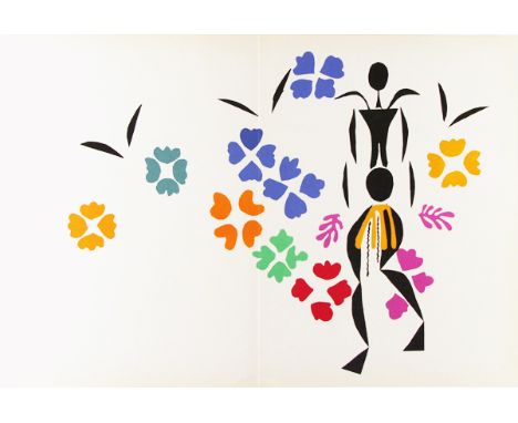 Artist: Henri Matisse (French, 1869 - 1954). Title: "La negresse". Medium: Original color lithograph. Date: Composed 1954. Di
