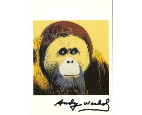 Artist: Andy Warhol (American, 1928 - 1987). Title: "Orangutan [announcement]". Medium: Color offset lithograph. Date: Compos