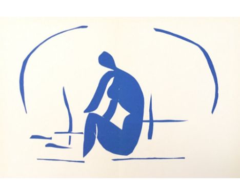 Artist: Henri Matisse (French, 1869 - 1954). Title: "Baigneuse dans les roseaux". Medium: Original color lithograph. Date: Co