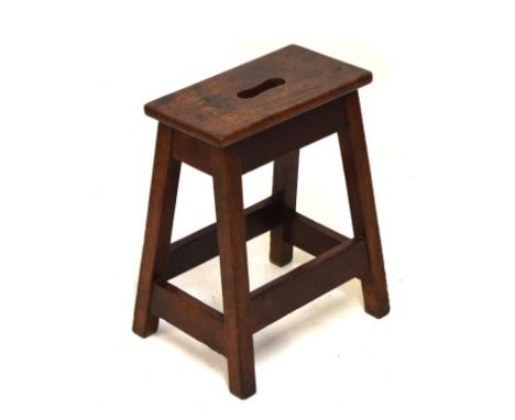 Vintage oak stool  