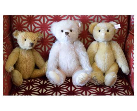 Three Steiff bears comprising: 05343, 00529 and 02899, tallest approx 30cm tall  
