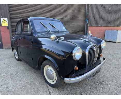 1958 Austin A35 4 door saloon, chassis number 155HCS78386, reg. no. UBT 710, finished in black. Offered for auction by direct