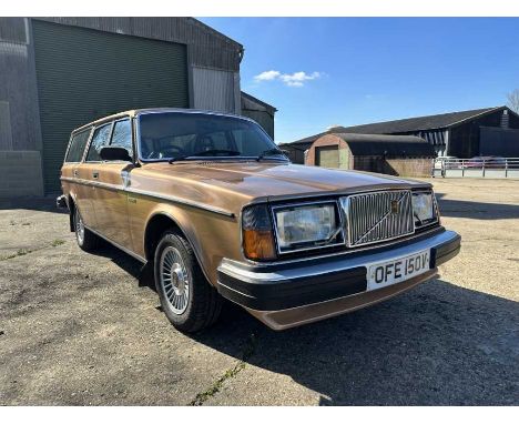 1980 Volvo 265 GLE Estate, Registration OFE 150V. This rare 2664 cc V6 engined Volvo Estate has automatic transmission and ha