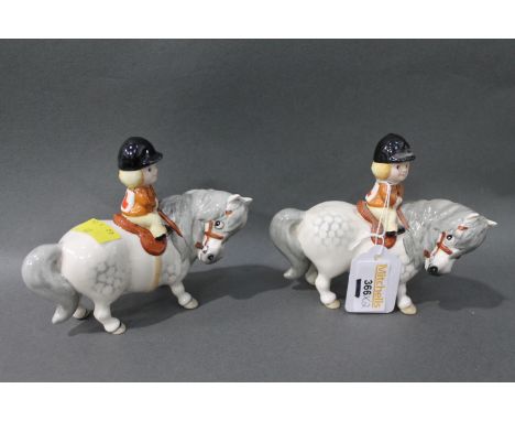 Pair of Beswick Thelwell ponies