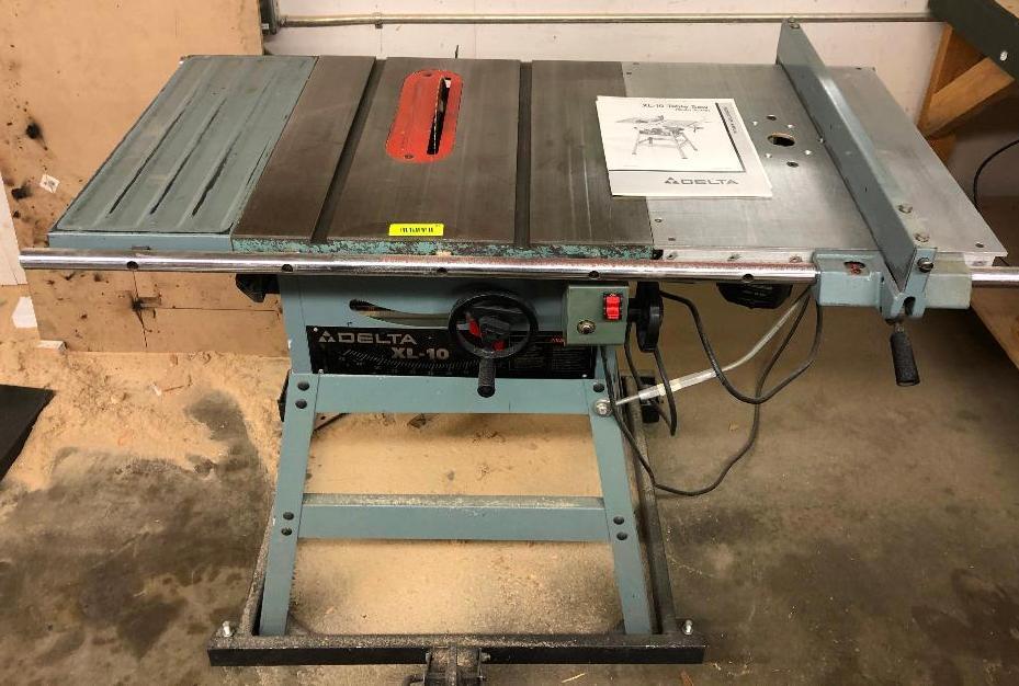 DESCRIPTION DELTA XL-10 TABLE SAWBRAND/MODEL DELTA 36-380LOCATION TOOL ...