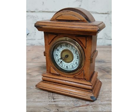 A small Junghans German wooden clock.  