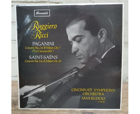 Ruggiero Ricci, Paganini, Saint-Saëns, Cincinnatti Symphony Orchestra, Max Rudolf ‎– Concerto No. 2 in B Minor Op.7 ("La Camp