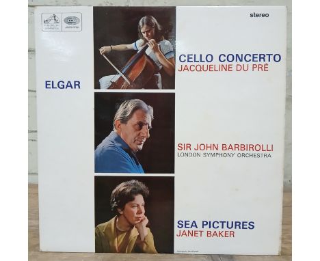 Elgar, Jacqueline Du Pré, Sir John Barbirolli, London Symphony Orchestra, Janet Baker ‎– Cello Concerto, Sea Pictures, stereo