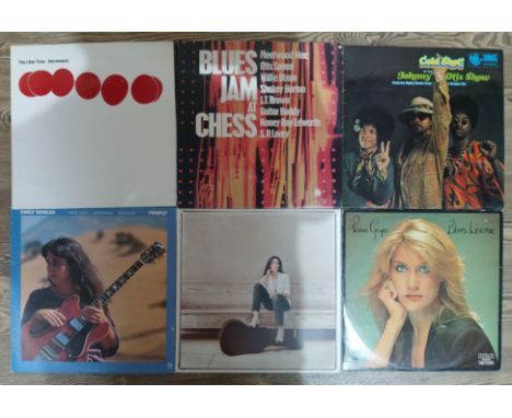 Six assorted LPs comprising Blues Jam at Chess, Cold Shot! The Johnny Otis Show, Renee Geyer - Blues License, Emily Remler - 