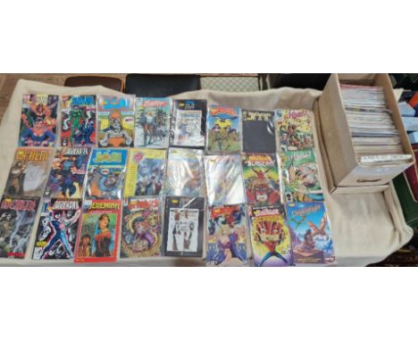 Approximately 185 comics including Marvel, First Comics, Millenium, Epic Comics, etc.